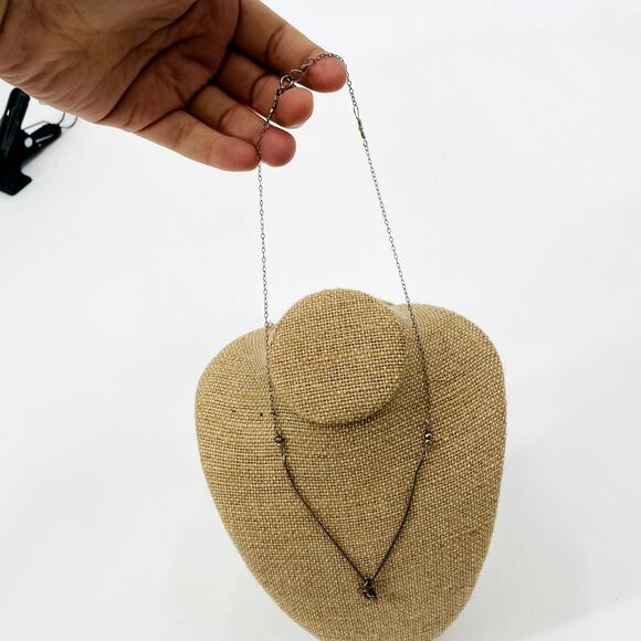 Silver-Tone Floral Pendant Necklace - Picture 3 of 3